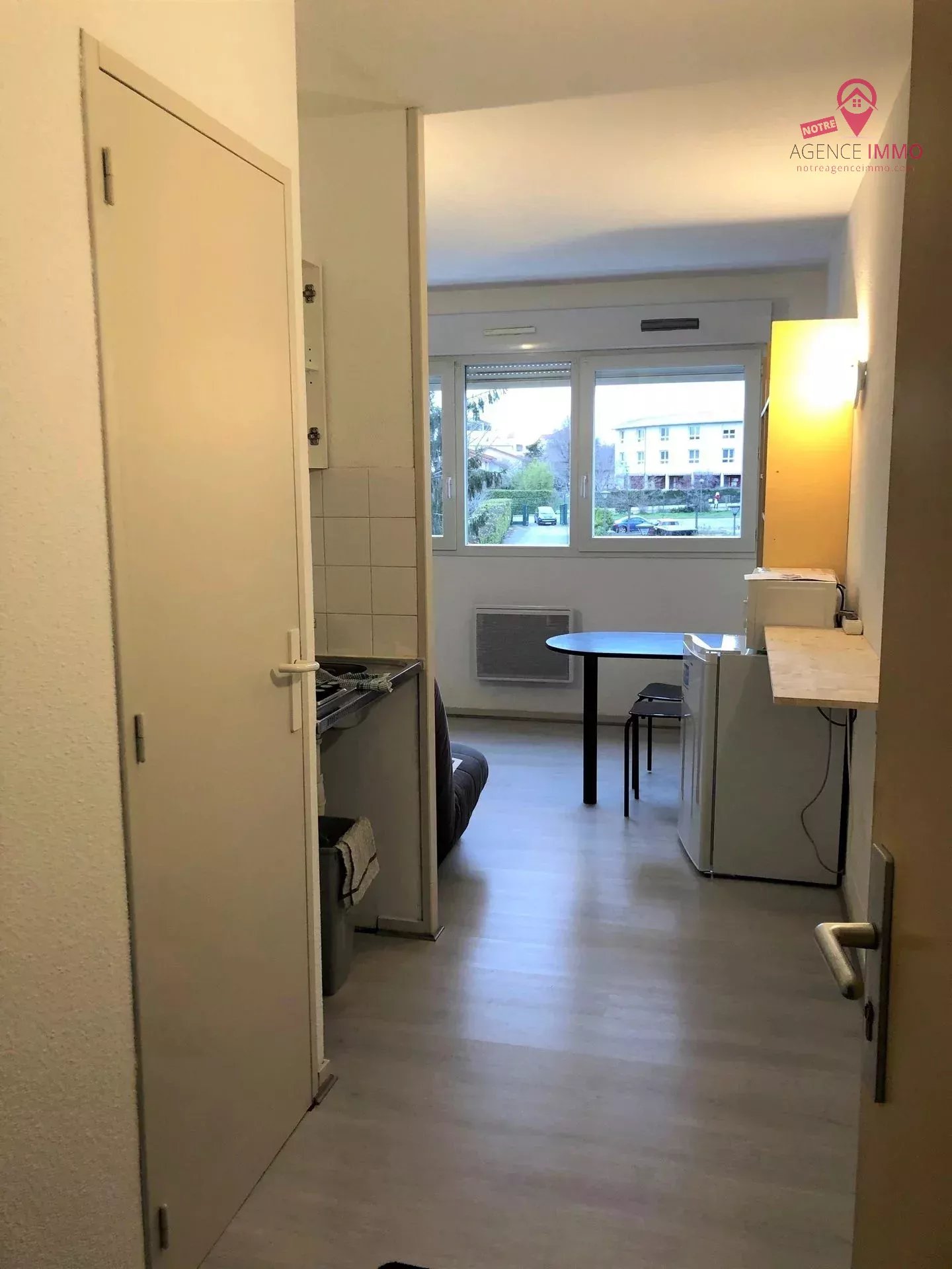 Studio 24,20 m² vendu loué – Secteur BRON CENTRE